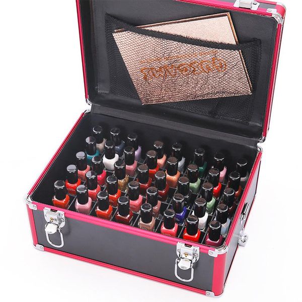 cosmetic bags & cases 48 nail polish slot professional organiser box beauty case makeup tools storage
cosmetic bags & cases 48 nail polish slot professional organiser box beauty case makeup tools storage