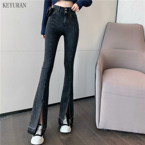 women high waist skinny jeans bottom bell mom solid slim flare denim pants lady elastic split woman long trousers women's, Blue
women high waist skinny jeans bottom bell mom solid slim flare denim pants lady elastic split woman long trousers women's, Blue