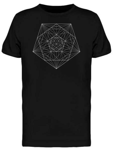 Geometric Pentagon Graphic Men's Tee -Image by Shutterstock, White;black
Geometric Pentagon Graphic Men's Tee -Image by Shutterstock, White;black
