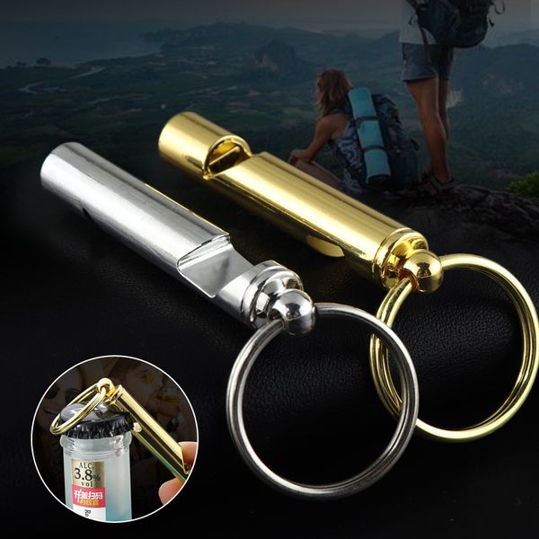 wholesale gold and silver sports competition whistle keychain field survival bottle opener key chain
wholesale gold and silver sports competition whistle keychain field survival bottle opener key chain
