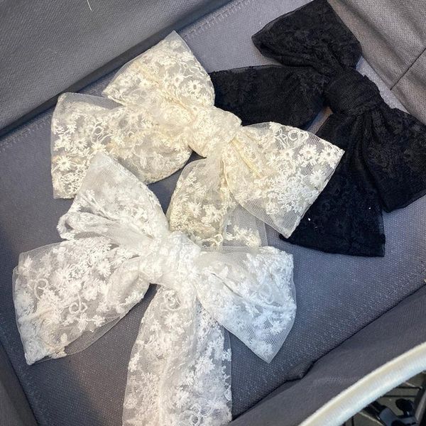 lace big bow hairpin for women girls chic black white barrette cute oversize hair clip accessories clips & barrettes, Golden;silver
lace big bow hairpin for women girls chic black white barrette cute oversize hair clip accessories clips & barrettes, Golden;silver