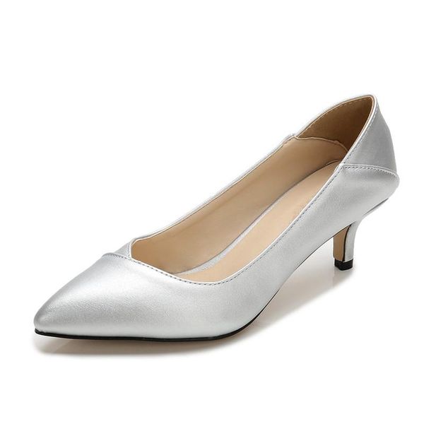 dress shoes women pumps spring autumn pointed toe soft leather med heels office woman sliver red big size ms-a0004, Black
dress shoes women pumps spring autumn pointed toe soft leather med heels office woman sliver red big size ms-a0004, Black