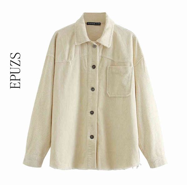 vintage purple corduroy shirt jacket women coat elegant long sleeve button jacket winter spring ladies shirt coat 210430, Black;brown
vintage purple corduroy shirt jacket women coat elegant long sleeve button jacket winter spring ladies shirt coat 210430, Black;brown