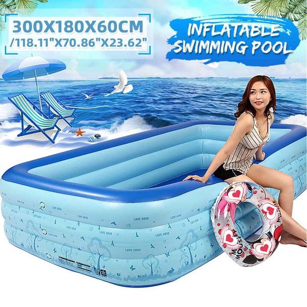 pool & accessories 3mx1.8m inflatable swimming pvc 3-ring thickened family outdoor summer water games pools for adults children
pool & accessories 3mx1.8m inflatable swimming pvc 3-ring thickened family outdoor summer water games pools for adults children