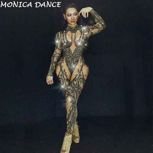 women's jumpsuits & rompers stage black nude rhinestone jumpsuit nightclub bar wear stones bodysuit leggings prom celebrate outfit perf, Black;white
women's jumpsuits & rompers stage black nude rhinestone jumpsuit nightclub bar wear stones bodysuit leggings prom celebrate outfit perf, Black;white