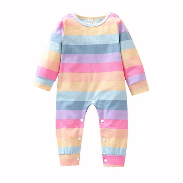 born baby boy girl rainbow colorful striped rompers cute print long sleeve crew neck one-piece jumpsuit jumpsuits, Blue
born baby boy girl rainbow colorful striped rompers cute print long sleeve crew neck one-piece jumpsuit jumpsuits, Blue