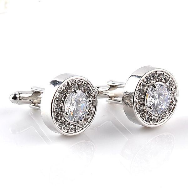 new european and american accessories diamond studded men's cufflinks fashion business french sleeve stud shirt, Silver
new european and american accessories diamond studded men's cufflinks fashion business french sleeve stud shirt, Silver