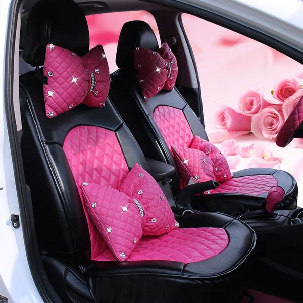 seat cushions car head neck pillow headrest leather with crystal diamond waist supports rest back lumbar women
seat cushions car head neck pillow headrest leather with crystal diamond waist supports rest back lumbar women
