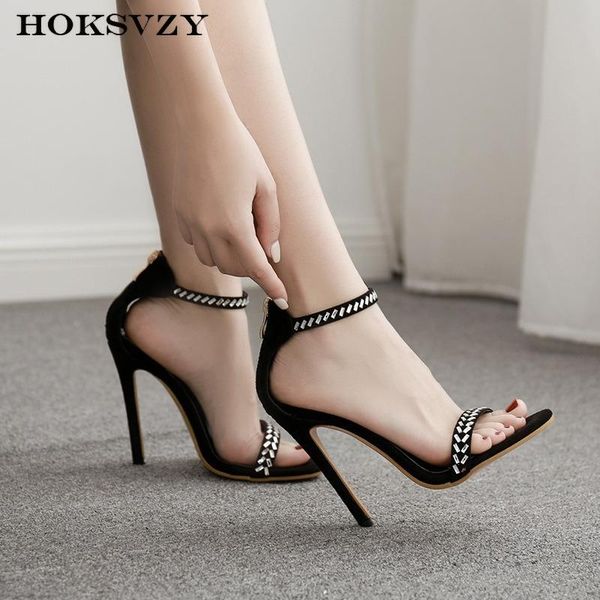 2021 women's high heels rhinestone buckle belt simple sandals party heel shoes sansals zl, Black
2021 women's high heels rhinestone buckle belt simple sandals party heel shoes sansals zl, Black