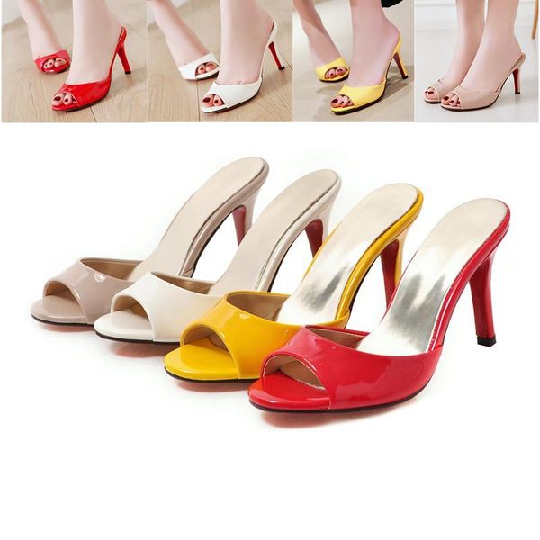 women pumps high heels slippers party shoes woman sandals candy color classic plus size 43, Black
women pumps high heels slippers party shoes woman sandals candy color classic plus size 43, Black