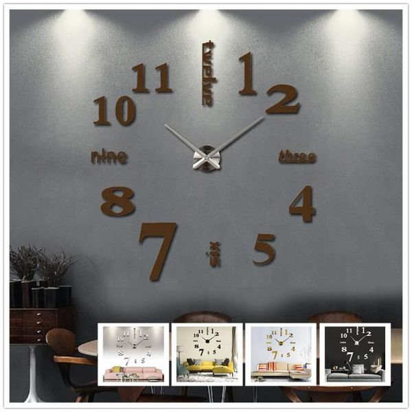 wall clocks 3d big acrylic mirror stickers clock for living room diy large modern design fashion quartz watches decorative kitchen
wall clocks 3d big acrylic mirror stickers clock for living room diy large modern design fashion quartz watches decorative kitchen