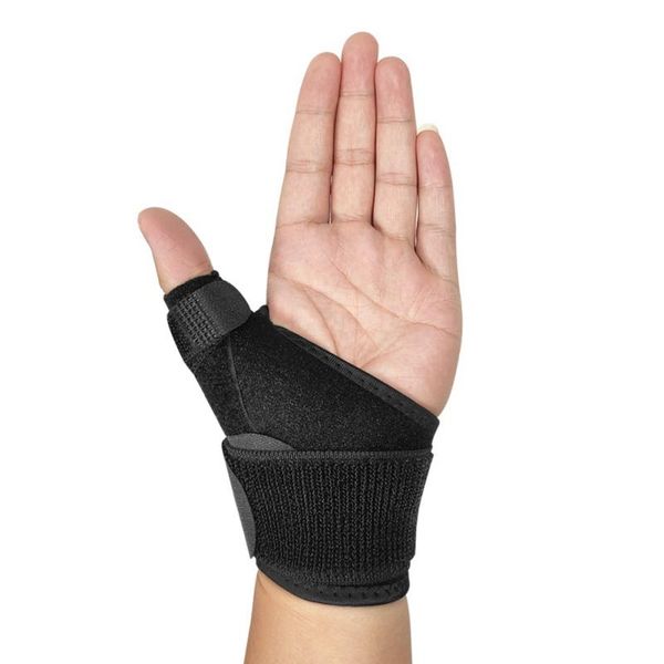 wrist support sport thumb breathable adjustable soft sprains protector pain relief stabilizer immobilizer, Black;red
wrist support sport thumb breathable adjustable soft sprains protector pain relief stabilizer immobilizer, Black;red