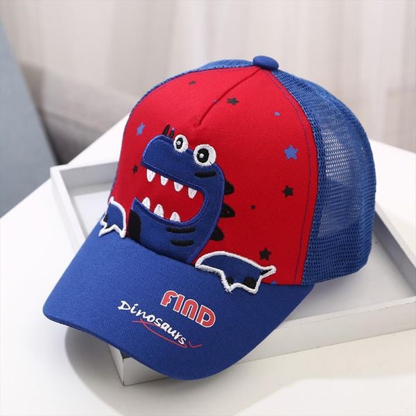 Childrens Dinosaur Embroidered Cap Fashion Anime Baseball Peaked Hat Baby Boys Girls Adjustable Caps Mesh Hats, Blue;gray
Childrens Dinosaur Embroidered Cap Fashion Anime Baseball Peaked Hat Baby Boys Girls Adjustable Caps Mesh Hats, Blue;gray
