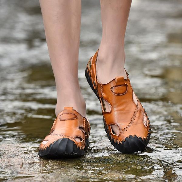 sandals beach sandalia sandalias para leather men romanas casual heren roman man mens shoes 2021 safety sandale homme summer playa, Black
sandals beach sandalia sandalias para leather men romanas casual heren roman man mens shoes 2021 safety sandale homme summer playa, Black