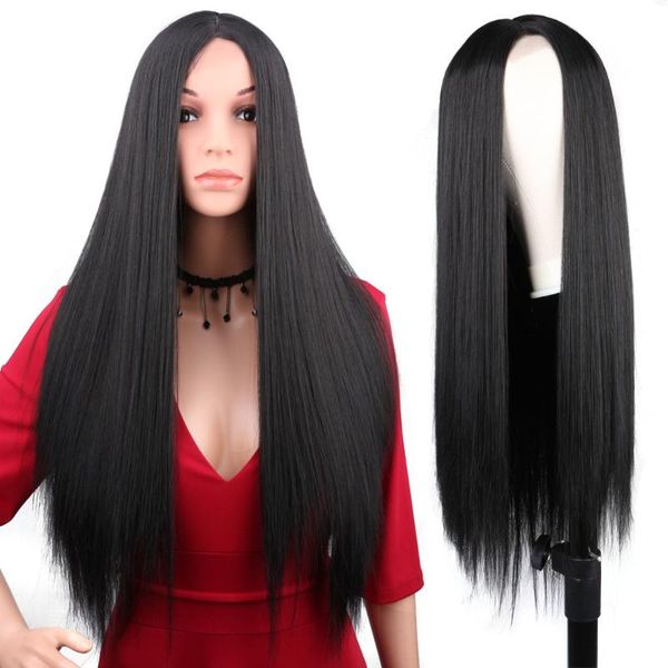 synthetic wigs for women 26inch long kinky straight hair natural black wig fluffy omre brown women's
synthetic wigs for women 26inch long kinky straight hair natural black wig fluffy omre brown women's