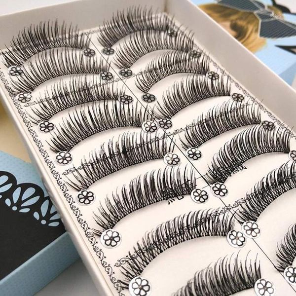 pairs handmade fake eyelashes natural long thick daily makeup eye lashes1