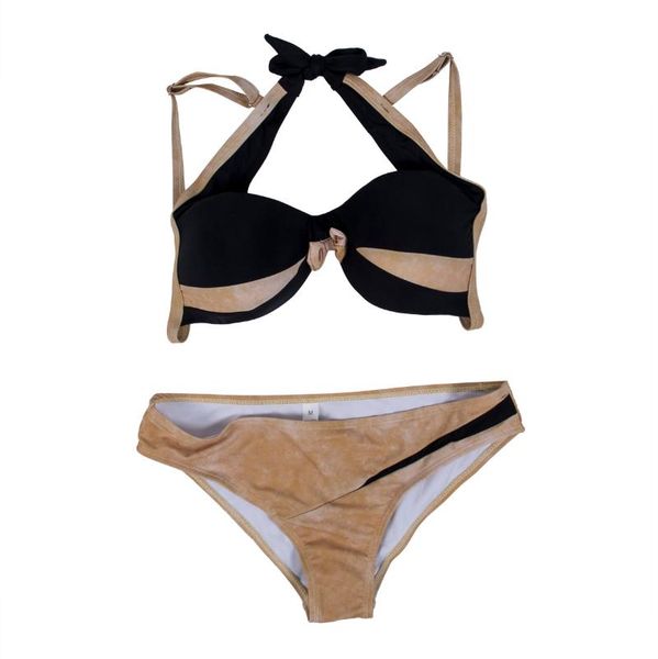 women's swimwear 2021 women bikini set push-up padded bra swimsuit mixed color triangle monokini bathing suit beachwear brazilian, White;black
women's swimwear 2021 women bikini set push-up padded bra swimsuit mixed color triangle monokini bathing suit beachwear brazilian, White;black