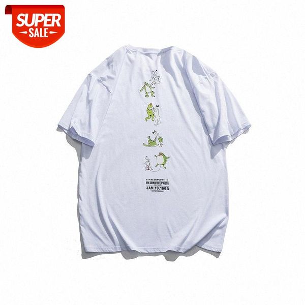 summer t-shirt ins xinguo back spoof cartoon frog print short sleeve men #yf1u, White;black
summer t-shirt ins xinguo back spoof cartoon frog print short sleeve men #yf1u, White;black