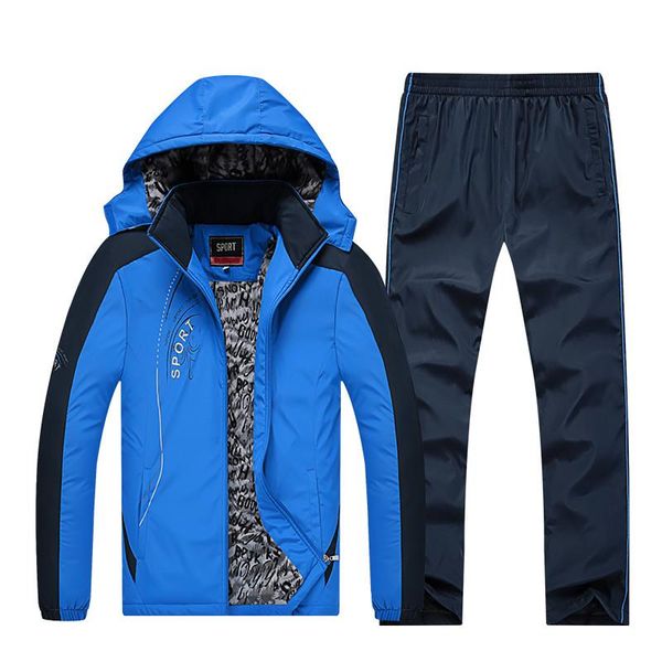 men's tracksuits mens thicken warm coat + pants suit casual male sportswear coats hoodie jacket sets size l-4xl men outfit set, Gray
men's tracksuits mens thicken warm coat + pants suit casual male sportswear coats hoodie jacket sets size l-4xl men outfit set, Gray