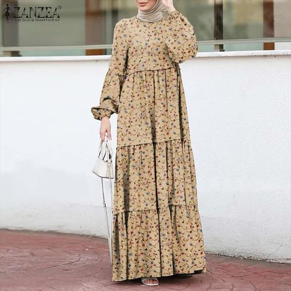 elegant print ruffle muslim womens dress sundress zanzea casual puff sleeve maxi vesitdos female layered printed robe plus size, Black;gray
elegant print ruffle muslim womens dress sundress zanzea casual puff sleeve maxi vesitdos female layered printed robe plus size, Black;gray