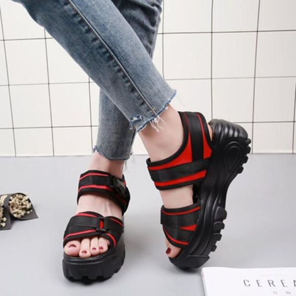 sandals 2021 summer womans shoes casual thick bottom platform wedges hook & loop ladies 5.5cm high heels sport women, Black
sandals 2021 summer womans shoes casual thick bottom platform wedges hook & loop ladies 5.5cm high heels sport women, Black