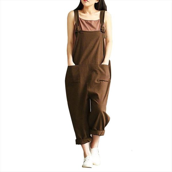 plus size solid color loose womens jumpsuit knot tie cotton linen harem overall playsuits amp bodysuits clothes 5xl, Black;white
plus size solid color loose womens jumpsuit knot tie cotton linen harem overall playsuits amp bodysuits clothes 5xl, Black;white