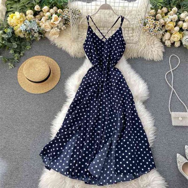 summer vintage print dres slim v-neck backless beach dresses ladies spaghetti elegant dot floral long robe 210602, Black;gray
summer vintage print dres slim v-neck backless beach dresses ladies spaghetti elegant dot floral long robe 210602, Black;gray