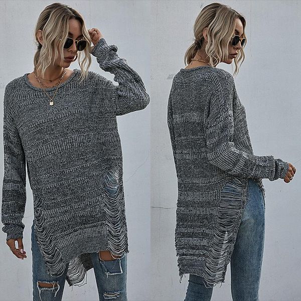 women's sweaters and american loose long sleeve round neck perforated hollow hook flower knitted sweater for women fall / winter 2021, White;black
women's sweaters and american loose long sleeve round neck perforated hollow hook flower knitted sweater for women fall / winter 2021, White;black