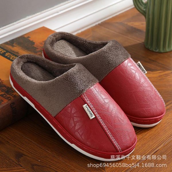 home slippers man pu ladies' fur slides autumn winter fuzzy plush warm non-slip floor women shoes couples, Black
home slippers man pu ladies' fur slides autumn winter fuzzy plush warm non-slip floor women shoes couples, Black