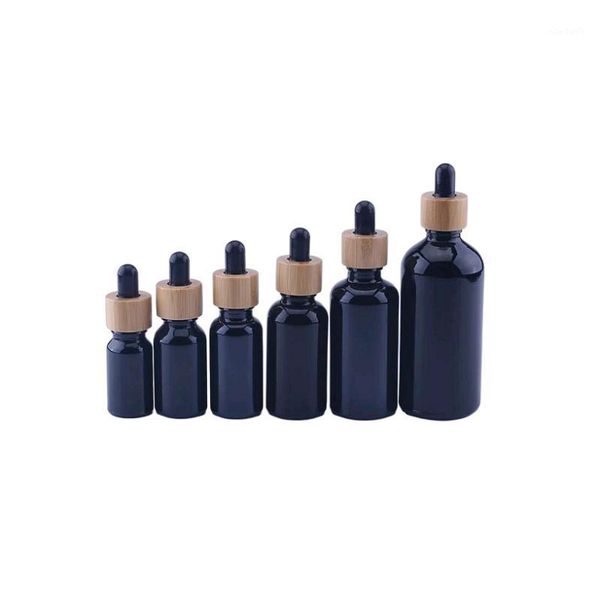 storage bottles & jars 12pcs black glass dropper bottle bamboo cover refillable for essential pipette container
storage bottles & jars 12pcs black glass dropper bottle bamboo cover refillable for essential pipette container