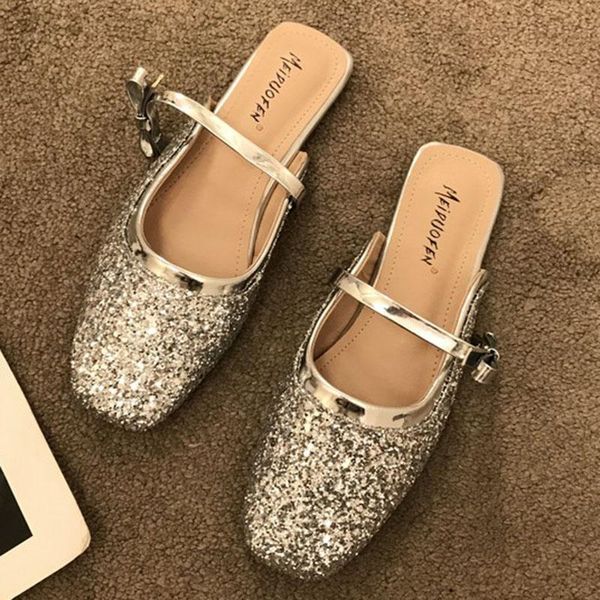 glitter bow-knot belt mules women square toe paillette slides shoes flip flops bling cover slippers sandals 2021, Black
glitter bow-knot belt mules women square toe paillette slides shoes flip flops bling cover slippers sandals 2021, Black