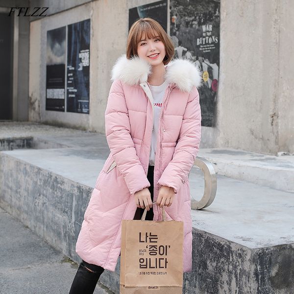 winter women jacket coat fur collar hooded pocket cotton thick warm long outwear 210423, Black
winter women jacket coat fur collar hooded pocket cotton thick warm long outwear 210423, Black