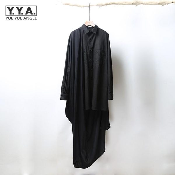 men's casual shirts designer runway asymmetrical long shirt men spring summer loose fit gothic linen japanese sleeve button black, White;black
men's casual shirts designer runway asymmetrical long shirt men spring summer loose fit gothic linen japanese sleeve button black, White;black