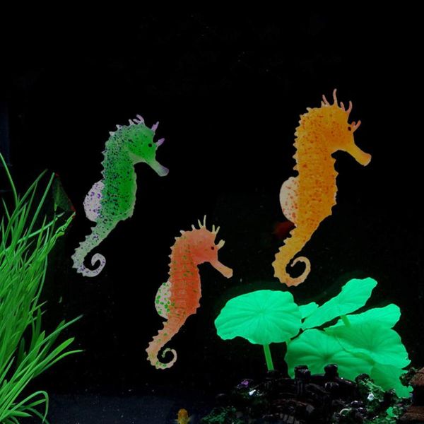 decorations aquarium luminous seahorse decoration 1/3 pcs silicone ornament for fish tank accessories
decorations aquarium luminous seahorse decoration 1/3 pcs silicone ornament for fish tank accessories