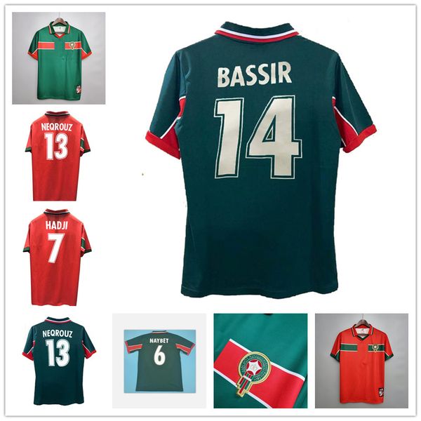1998 morocco retro soccer jersey 98 99 maroc hadji bassir ouakili neqrouz abrami vintage classic old football shirt, Black;yellow
1998 morocco retro soccer jersey 98 99 maroc hadji bassir ouakili neqrouz abrami vintage classic old football shirt, Black;yellow