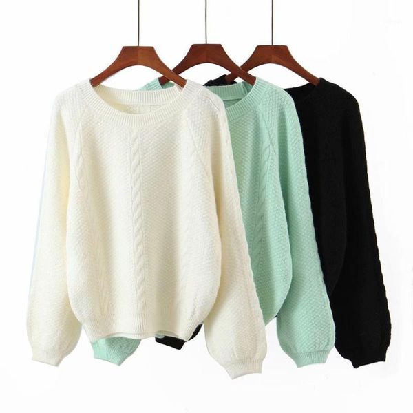autumn women's sweater solid long sleeve o-neck female fashion casual women clothes sweaters, White;black
autumn women's sweater solid long sleeve o-neck female fashion casual women clothes sweaters, White;black