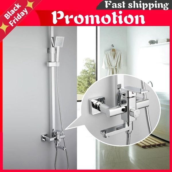 set bathroom rainfall shower faucet single handle mixer tap with hand sprayer wall mounted bath sets f2420
set bathroom rainfall shower faucet single handle mixer tap with hand sprayer wall mounted bath sets f2420