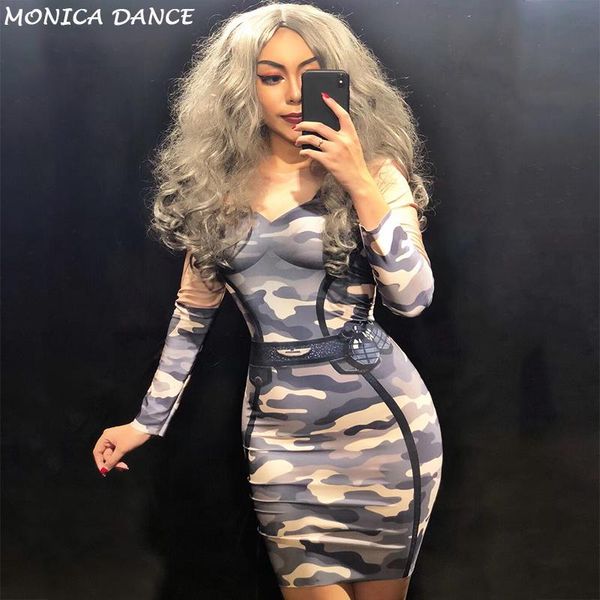 casual dresses women stage dress costume camouflage uniform party nightclub dj female singer dance, Black;gray
casual dresses women stage dress costume camouflage uniform party nightclub dj female singer dance, Black;gray