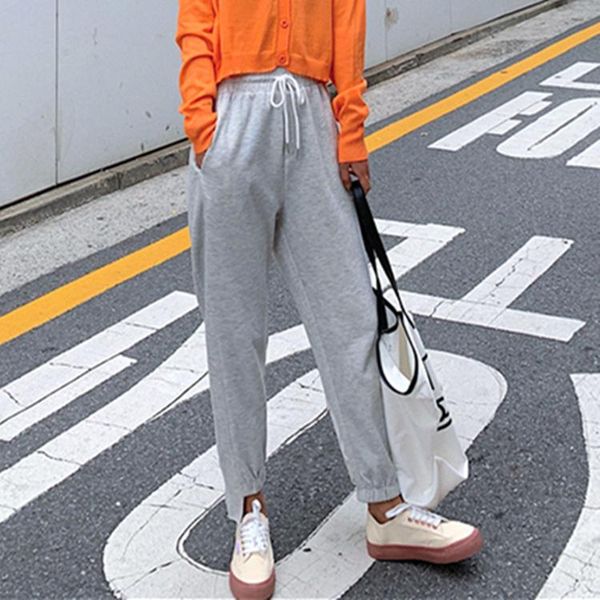 dunayskiy 2021 spring autumn women harem pants irregular casual pockets sports joggers lace up ankle-length trousers women's & capris, Black;white
dunayskiy 2021 spring autumn women harem pants irregular casual pockets sports joggers lace up ankle-length trousers women's & capris, Black;white