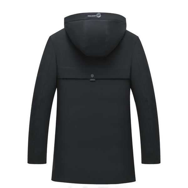 men's plus size thick warm hooded parka winter male jacket men long coat windbreakers abrigo hombre,1912, Black
men's plus size thick warm hooded parka winter male jacket men long coat windbreakers abrigo hombre,1912, Black