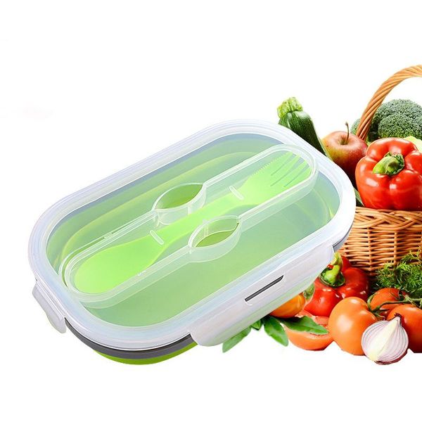 dinnerware sets 800-1000ml foldable silicone lunch box with spoons forks portable bento folding lunchbox microwavable container
dinnerware sets 800-1000ml foldable silicone lunch box with spoons forks portable bento folding lunchbox microwavable container