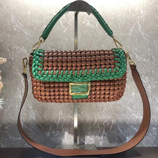 patwork woven women baguette bags genuine leather f letter crossbody bag detachable handle shoulder strap bags megnetic buckle wallet pocket
patwork woven women baguette bags genuine leather f letter crossbody bag detachable handle shoulder strap bags megnetic buckle wallet pocket