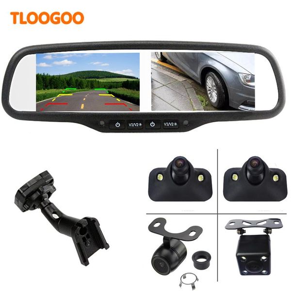 car rear view cameras& parking sensors dual screen 4.3inch monitor with 4cameras oem bracket high brightness night vision waterproof
car rear view cameras& parking sensors dual screen 4.3inch monitor with 4cameras oem bracket high brightness night vision waterproof