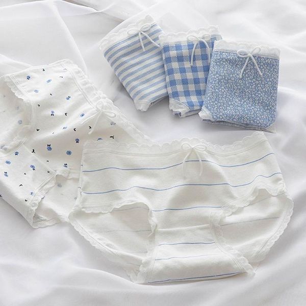 women's panties flower lace for women korean bow checked mid waist briefs cotton crotch stripe underwear breathable girl underpants, Black;pink
women's panties flower lace for women korean bow checked mid waist briefs cotton crotch stripe underwear breathable girl underpants, Black;pink