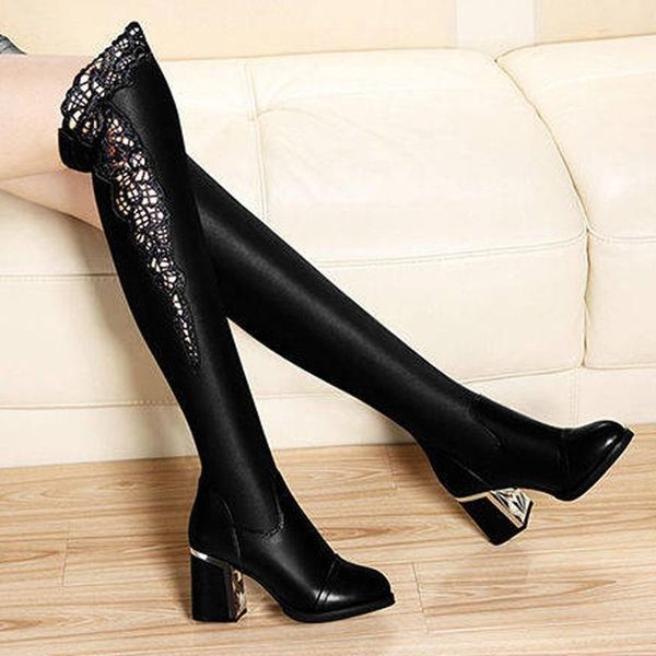 boots 2022 autumn winter women black hollow out lace over-the-knee fashion lady square heel casual thigh high long
boots 2022 autumn winter women black hollow out lace over-the-knee fashion lady square heel casual thigh high long