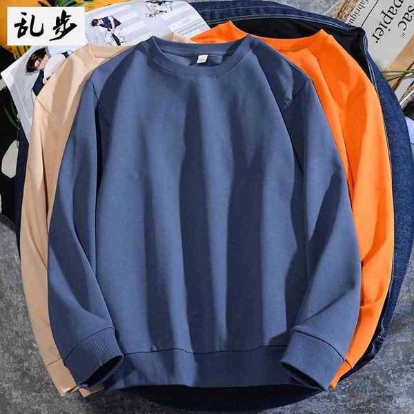 haze blue solid color pullover sweater lovers' spring wear base round neck long sleeve t-shirt loose men's and women's coat f, Black
haze blue solid color pullover sweater lovers' spring wear base round neck long sleeve t-shirt loose men's and women's coat f, Black