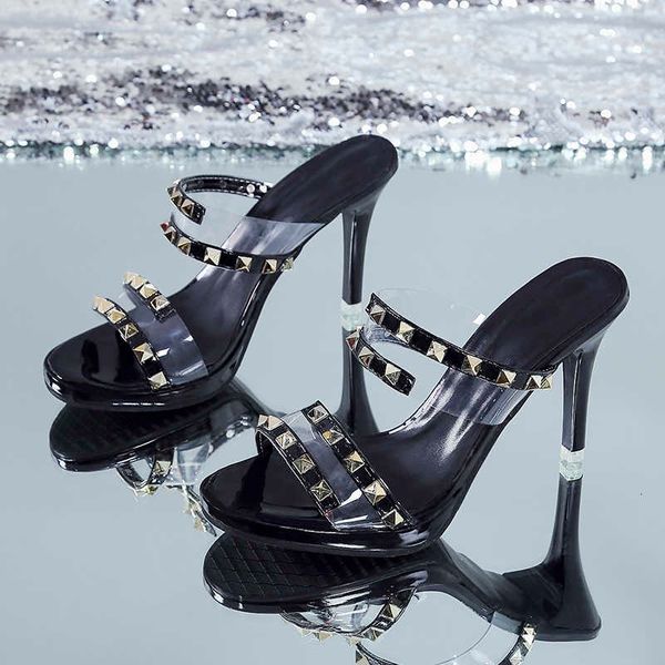 slippers female rivet high-heeled shoes bling platform sandals women's fashions women's casual slippers rebite slides d99k, Black
slippers female rivet high-heeled shoes bling platform sandals women's fashions women's casual slippers rebite slides d99k, Black