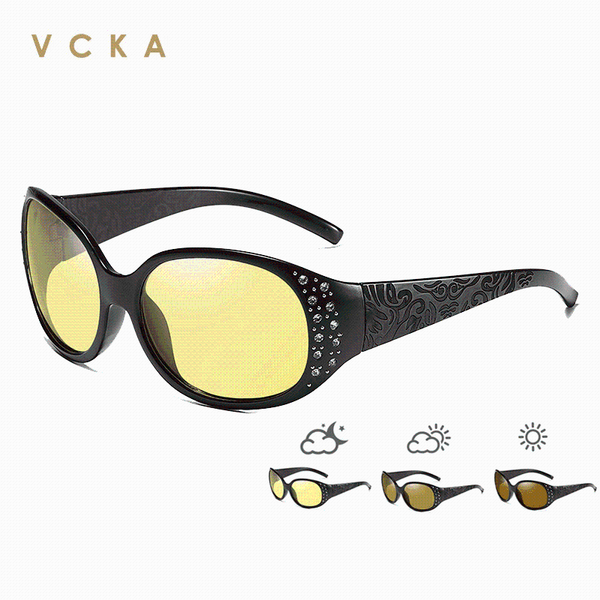 sunglasses vcka discoloration night vision polarized women luxury diamond uv400 fashion sun glasses oversized designer eyewear, White;black
sunglasses vcka discoloration night vision polarized women luxury diamond uv400 fashion sun glasses oversized designer eyewear, White;black
