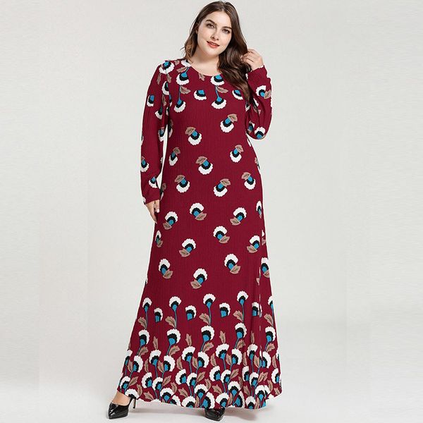 plus size dress women spring summer long sleeve floral print casual dress long ladies tunic loose oversized maxi long dresses, Black;gray
plus size dress women spring summer long sleeve floral print casual dress long ladies tunic loose oversized maxi long dresses, Black;gray