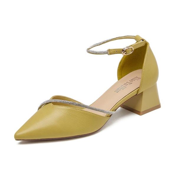 dress shoes crystal narrow band buckle pumps women pointed toe sandals summer elegant thick heels closed high heel 2021, Black
dress shoes crystal narrow band buckle pumps women pointed toe sandals summer elegant thick heels closed high heel 2021, Black
